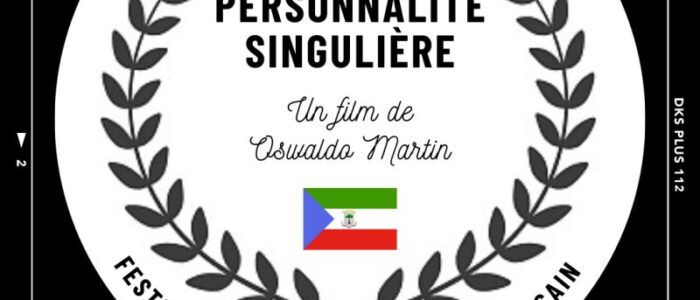 Laurel oficial del festival "L’Afrique Fait Son Cinéma" 2021 con título del cortometraje Personnalité Singulière